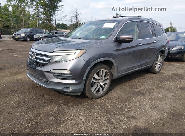 5FNYF5H92HB011550 2017 HONDA PILOT Gray Front left
