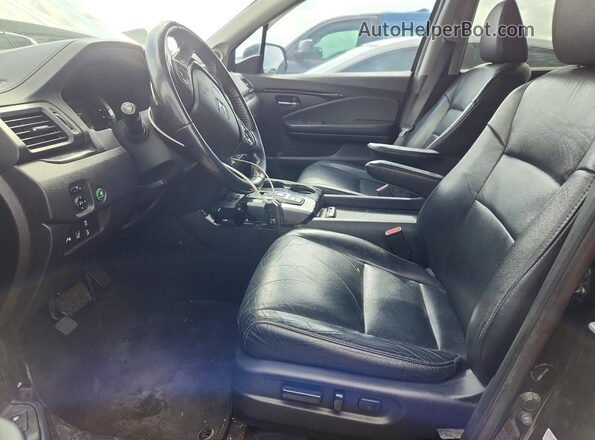 5FNYF5H92JB003048 2018 HONDA PILOT Черный Вид салона спереди