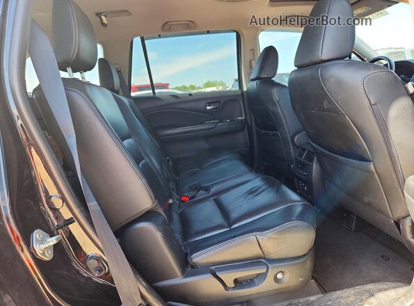 5FNYF5H92JB003048 2018 HONDA PILOT Черный Вид задней части салона