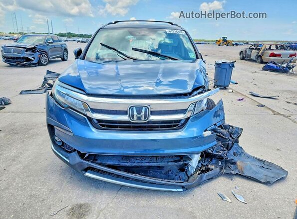 5FNYF5H92LB023786 2020 HONDA PILOT Синий Вид спереди