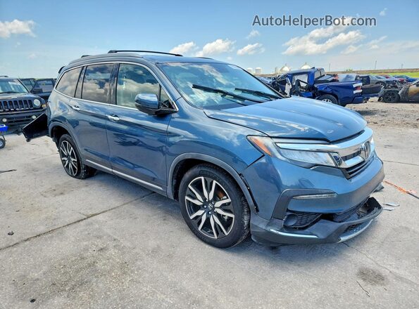 5FNYF5H92LB023786 2020 HONDA PILOT Синий Передняя правая четверть