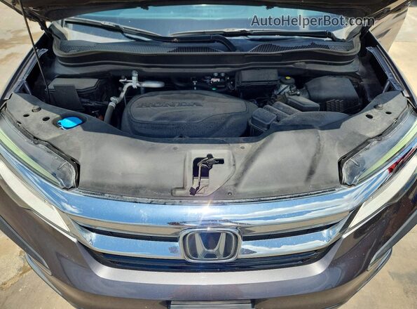 5FNYF5H92MB039164 2021 HONDA PILOT Gray უკანა სალონის ხედი