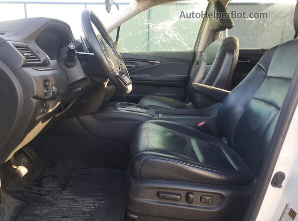 5FNYF5H93HB007698 2017 HONDA PILOT White წინა სალონის ხედი