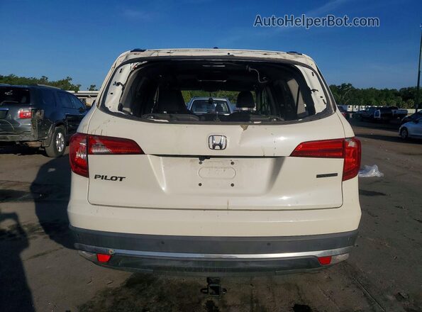 5FNYF5H93HB007698 2017 HONDA PILOT White უკანა ხედი