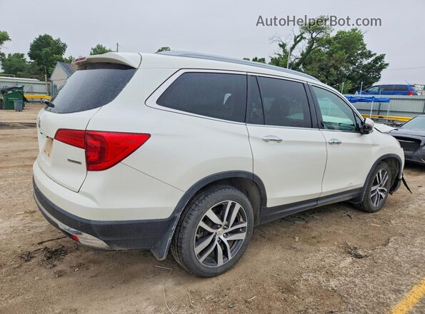 5FNYF5H93JB007707 2018 HONDA PILOT White Trasero derecho