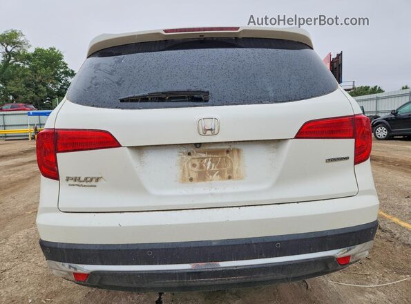 5FNYF5H93JB007707 2018 HONDA PILOT White Vista trasera