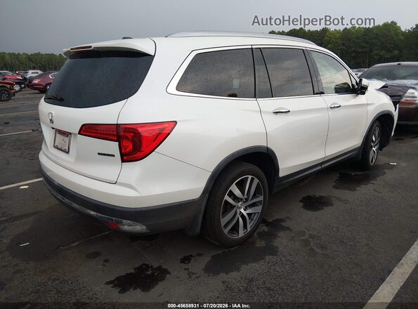 5FNYF5H95HB005872 2017 HONDA PILOT Белый Задняя правая четверть