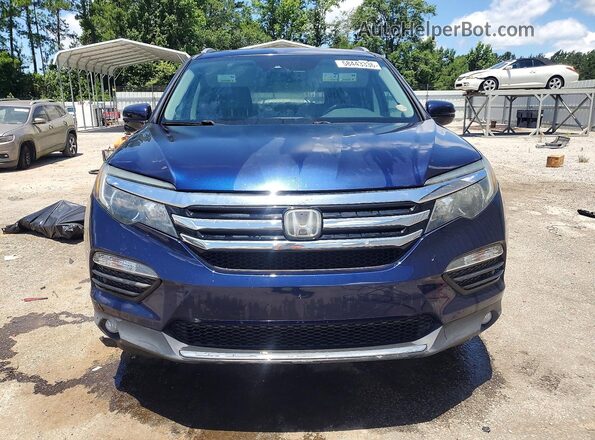 5FNYF5H95HB028519 2017 HONDA PILOT Blue წინა ხედი