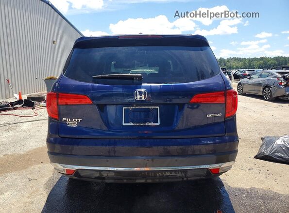 5FNYF5H95HB028519 2017 HONDA PILOT Blue უკანა ხედი