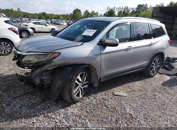 5FNYF5H95JB006462 2018 HONDA PILOT Silver Առջևի ձախ երեք քառորդ տեսարան