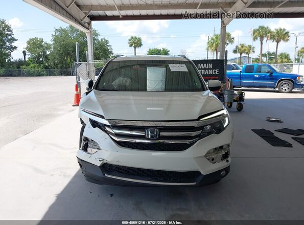 5FNYF5H99HB014929 2017 HONDA PILOT White უკანა სალონის ხედი