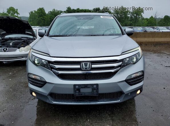 5FNYF6H00JB004903 2018 HONDA PILOT Silver Դիմացի տեսք