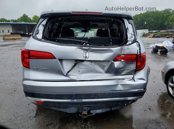 5FNYF6H00JB004903 2018 HONDA PILOT Silver Հետևի տեսք