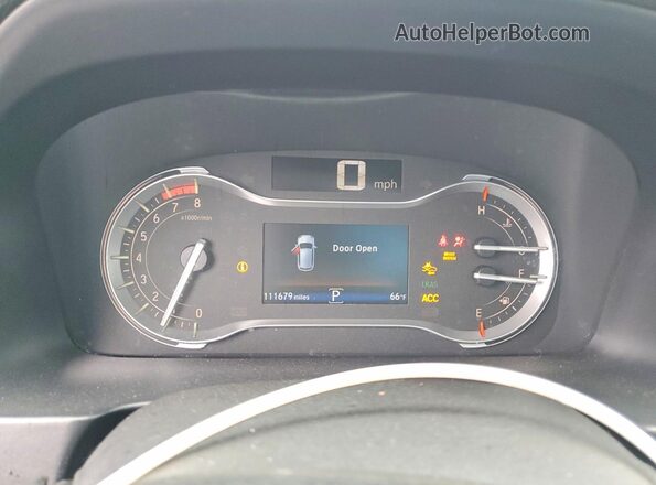 5FNYF6H00JB004903 2018 HONDA PILOT Silver Սարքավորումների վահանակի տեսք