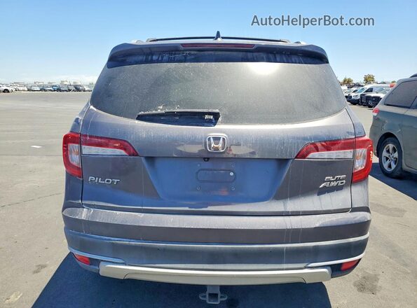 5FNYF6H00LB005262 2020 HONDA PILOT Gray უკანა ხედი