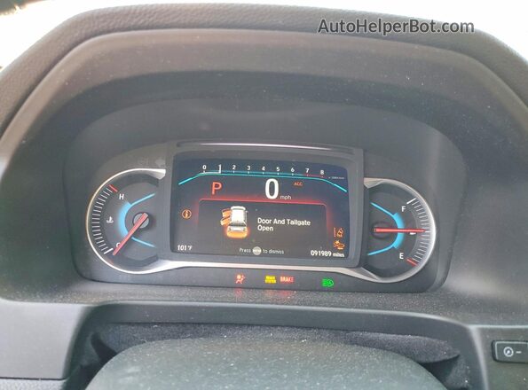 5FNYF6H00LB058351 2020 HONDA PILOT Black Սարքավորումների վահանակի տեսք