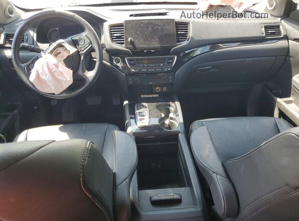 5FNYF6H00MB094106 2021 HONDA PILOT White Вид панелі приладів
