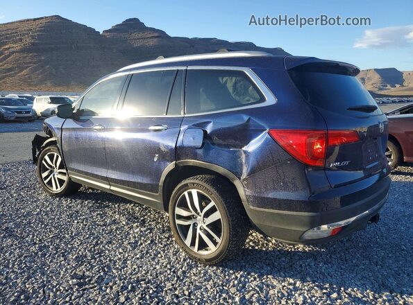 5FNYF6H01JB011312 2018 HONDA PILOT Blue უკანა მარცხენა