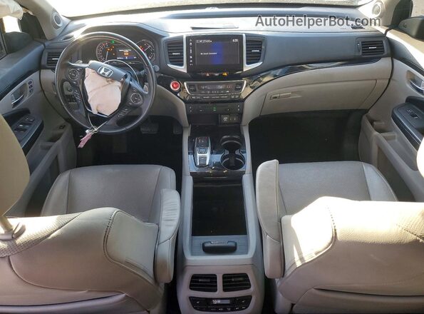 5FNYF6H01JB011312 2018 HONDA PILOT Blue წინა პანელის ხედი
