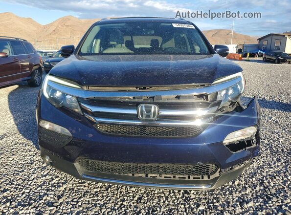 5FNYF6H01JB011312 2018 HONDA PILOT Blue წინა ხედი