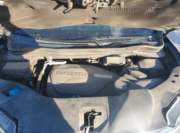 5FNYF6H01JB011312 2018 HONDA PILOT Blue ძრავის განყოფილების ხედი