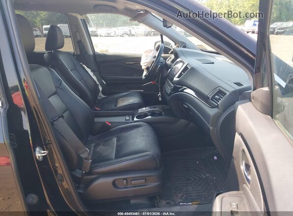 5FNYF6H01JB033889 2018 HONDA PILOT Black წინა სალონის ხედი