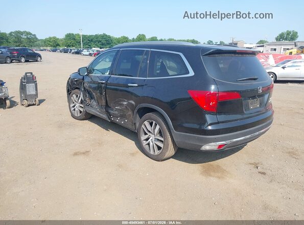 5FNYF6H01JB033889 2018 HONDA PILOT Black უკანა მარცხენა