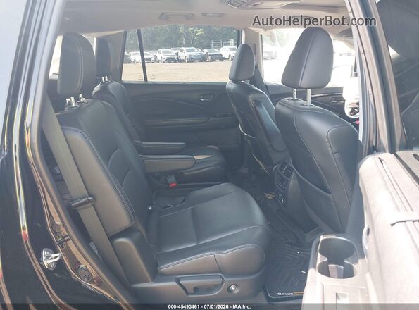 5FNYF6H01JB033889 2018 HONDA PILOT Black VIN კოდის სტიკერის ხედი