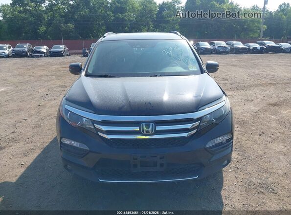 5FNYF6H01JB033889 2018 HONDA PILOT Black ხელსაწყოთა პანელის ხედი