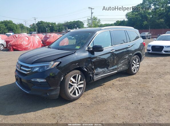5FNYF6H01JB033889 2018 HONDA PILOT Black წინა ხედი