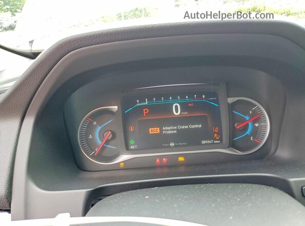 5FNYF6H01NB034496 2022 HONDA PILOT Серебряный Вид щитка приборов