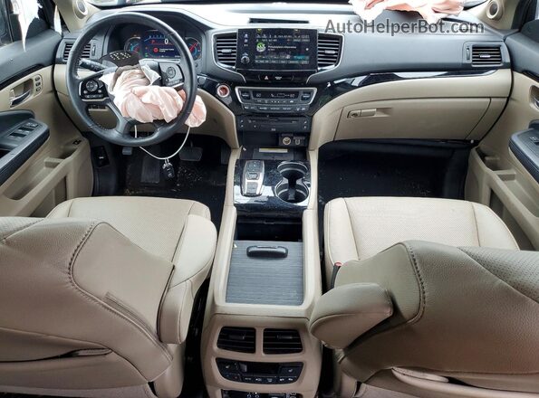 5FNYF6H02NB005525 2022 HONDA PILOT Burgundy წინა პანელის ხედი