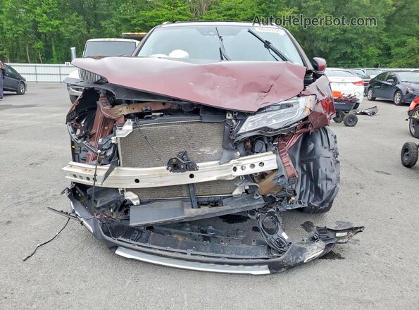 5FNYF6H02NB005525 2022 HONDA PILOT Burgundy წინა ხედი