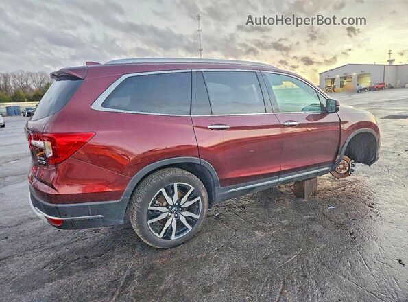 5FNYF6H02NB026438 2022 HONDA PILOT Red Tył prawy