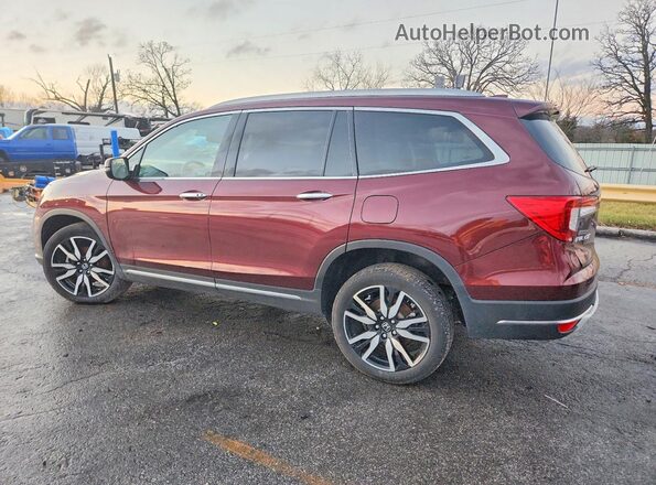 5FNYF6H02NB026438 2022 HONDA PILOT Red Tył lewy