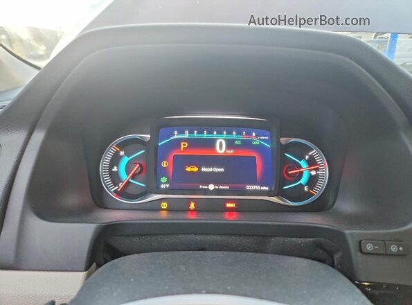 5FNYF6H02NB026438 2022 HONDA PILOT Red Widok zestawu wskaźników