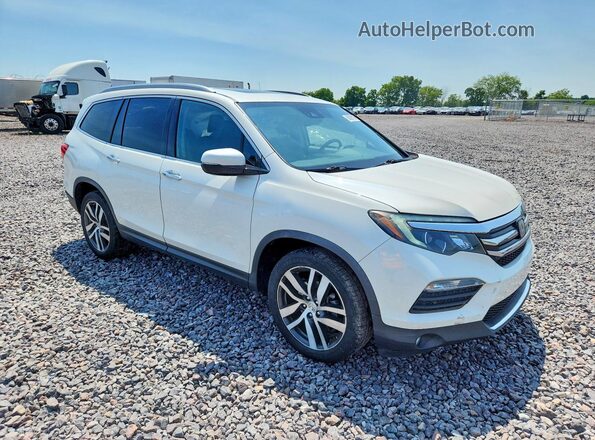 5FNYF6H03JB044411 2018 HONDA PILOT White Front right