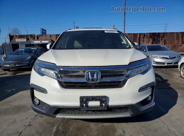 5FNYF6H03KB004265 2019 HONDA PILOT Белый Вид спереди
