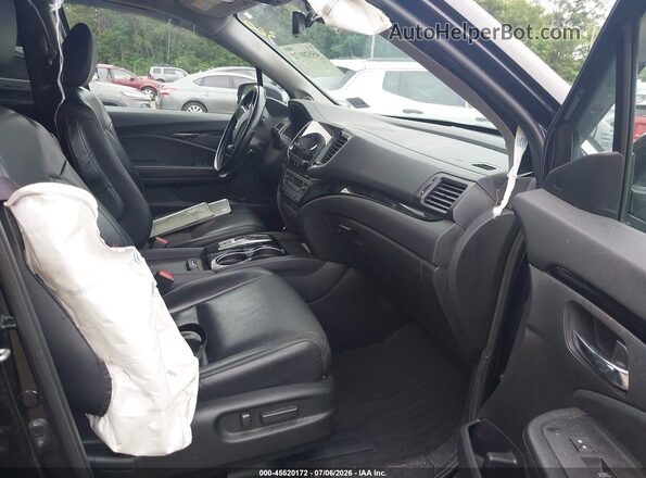 5FNYF6H03KB032311 2019 HONDA PILOT Черный Вид салона спереди