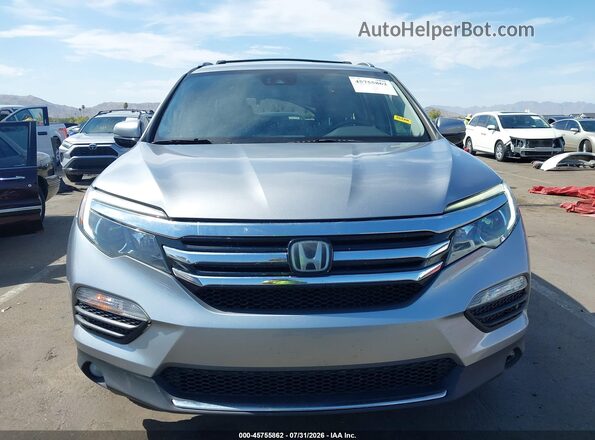 5FNYF6H04JB012776 2018 HONDA PILOT Silver Widok zestawu wskaźników