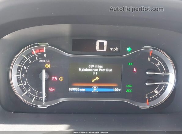 5FNYF6H04JB012776 2018 HONDA PILOT Silver Widok tylnych siedzeń
