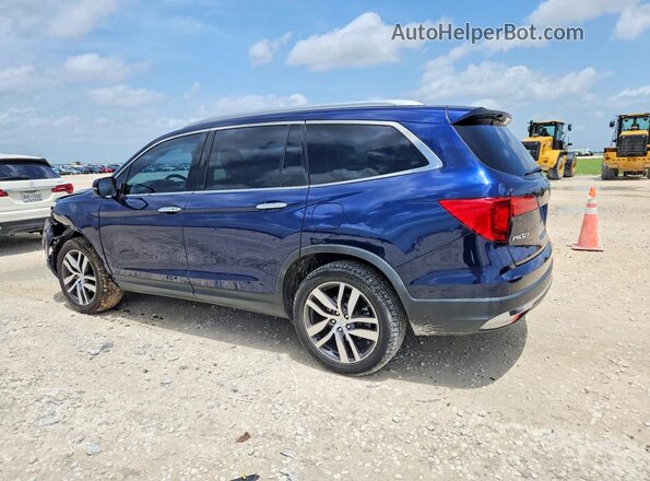 5FNYF6H05HB041049 2017 HONDA PILOT Синий Задняя левая четверть