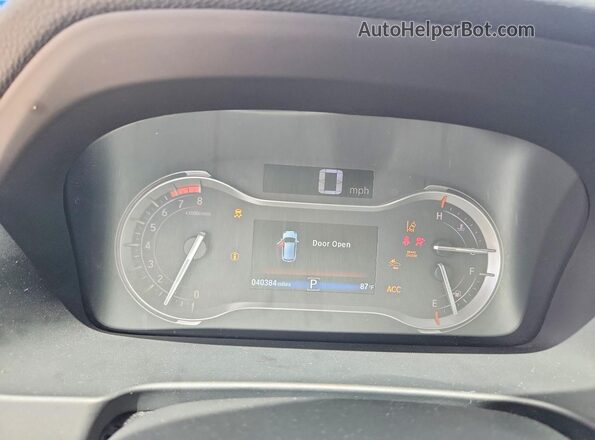 5FNYF6H05HB041049 2017 HONDA PILOT Синий Вид щитка приборов