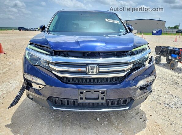 5FNYF6H05HB041049 2017 HONDA PILOT Синий Вид спереди
