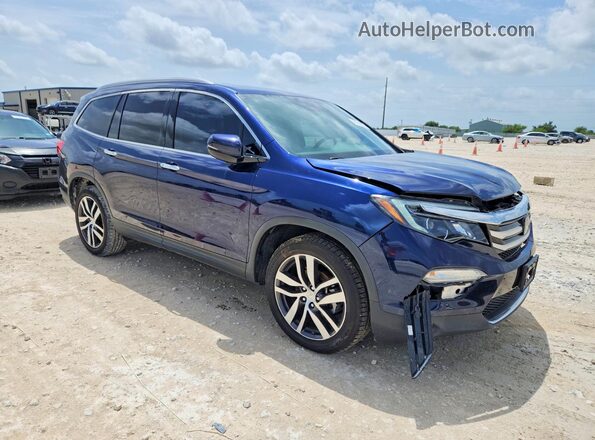 5FNYF6H05HB041049 2017 HONDA PILOT Синий Передняя правая четверть