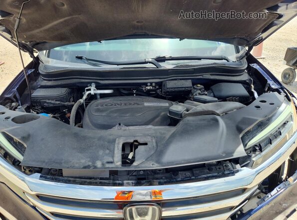 5FNYF6H05HB041049 2017 HONDA PILOT Синий Вид подкапотного пространства