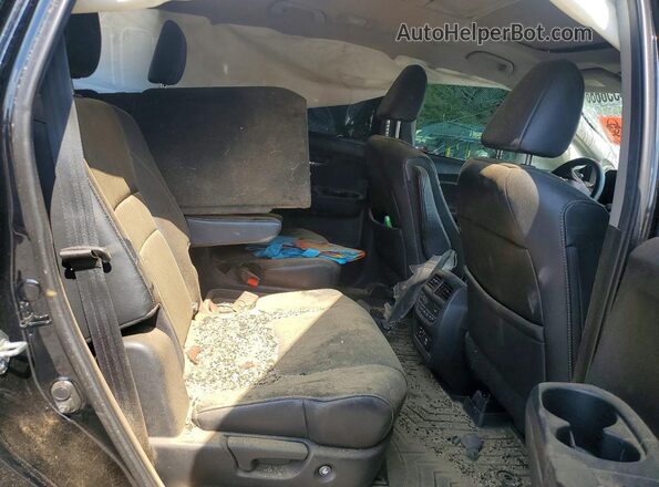 5FNYF6H05HB062533 2017 HONDA PILOT Black Widok wnętrza z tyłu