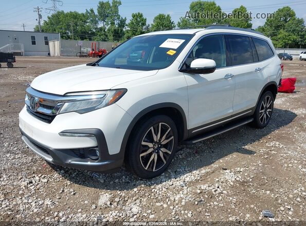 5FNYF6H05KB061244 2019 HONDA PILOT White Vista tres cuartos delantera izquierda