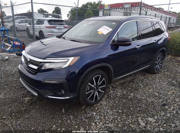 5FNYF6H05LB005449 2020 HONDA PILOT Blue Przód lewy