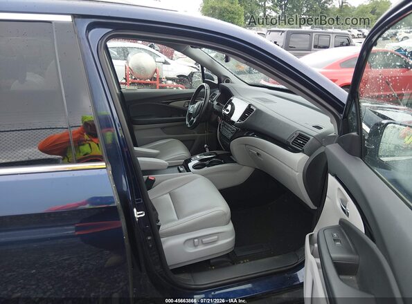 5FNYF6H05LB005449 2020 HONDA PILOT Blue Widok wnętrza z przodu